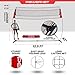PowerNet Warm Up Net, Portable Volleyball Net for Backyard Games & Training, Indoor Outdoor Volleyball Practice Equipment, Foldable One Piece Quick Setup Frame