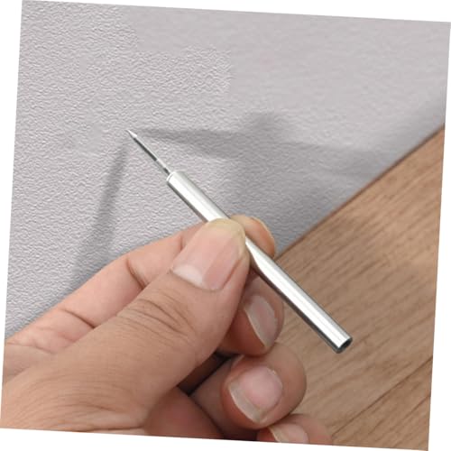 Unomor 50pcs Clavos de Línea de Zócalo de Doble Cabeza, Tornillos Invisibles para Instalación de Rodapié miniatura 4
