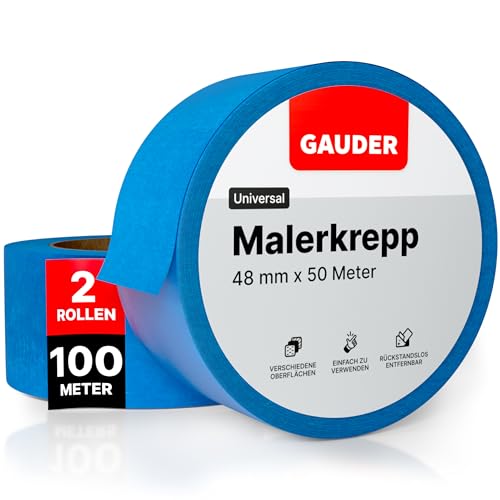 Sanojtape Pro Blau Malerkrepp 25mm X 50m - 4er Pack UV-beständig