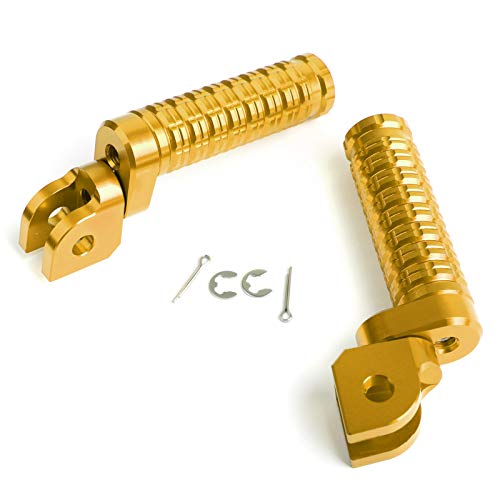 Areyourshop Cnc Front Foot Pegs For Gsxr 600 750 1000 Cbr300R Cbr600Rr Gold #TOP5