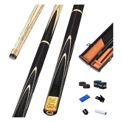 Taco de billar de madera Ash para bola 8, punta 10 mm
