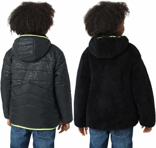 Image of Eddie Bauer Kids Reversible Plush Hoodie Jacket