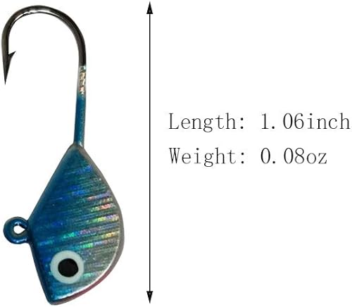 Miniatura 10 de Señuelos de pesca en hielo Señuelos de pesca de cebo de pesca Señuelos de metal de invierno