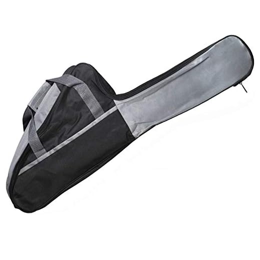 Podoy Chainsaw Carry Case Bag 18 inch Bar Chain Cover Woodworking Tools Bag Compatible with Chainsaw Carrying Case Portable Holdall Chain Saw Box Grey