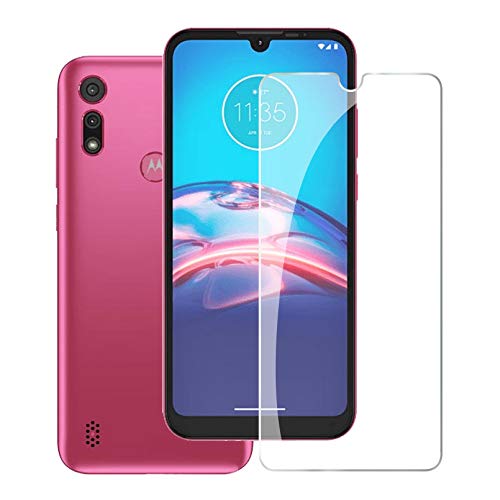HHUAN Cristal Templado Protector de Pantalla para Motorola Moto E6i (6.10'), [1 Pack] Dureza 9H Alta Definición Protector de Pantalla Screen Protector Film para Motorola Moto E6i