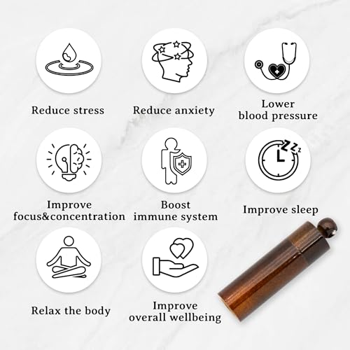 528 Hz Meditation Necklace Breathing Frequency Sound Healing Device by Adjusting The Breathing for Anxiety & Stress Relief Mindfulness (Brown) - Image 6
