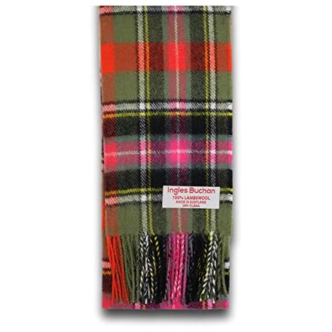Ingles Buchan Bruce of Kinnaird Clan Tartan Scarf Cover