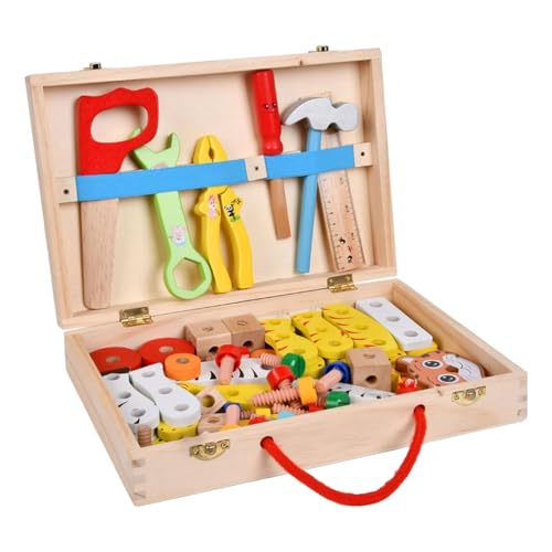 Jeu de construction en bois et kit de réparation pour s'amuser en famille le mercredi après-midi
