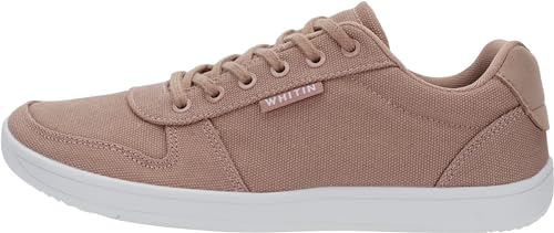 Image of WHITIN Women's Minimalist Barefoot Shoes Wide Toe Box W882 | Natural Toe Freedom, Zero Drop Balance, Flexible Thin Sole, Lightweight Canvas Comfort, Daily Walking