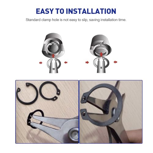 Boatsea BS-300-C 300Pcs C-Clip Circlip External Circlip Snap Retaining Clip Rings Assortment Kit thumb #3
