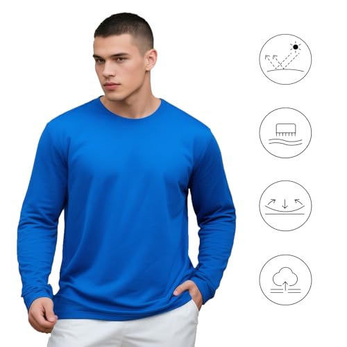 LeeHanTon 5 Pack Men's Long Sleeve Running Shirts Quick-Dry Moisture Wicking Athletic Tee for Gym & Outdoor Sport Shirt3