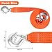 ZEFEI-TOP Nylon Tow Strap with Hooks 2