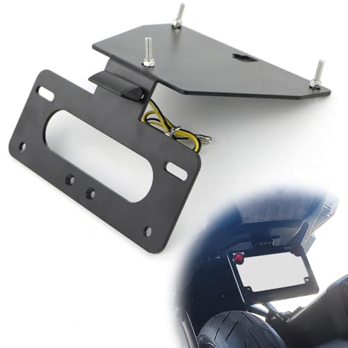 Xitomer Fender Eliminator Fit for ZX-14 2006-2011 / ZX14R 2006-2024, Tail Tidy fit for ZZR1400 2011-2025 / Ninja ZX14R ABS 2020-2025, with LED License Plate Light