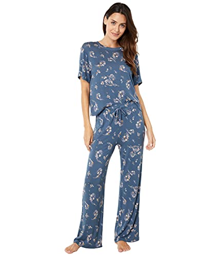 Honeydew Intimates All American Jersey PJ Set Night Mist Floral SM