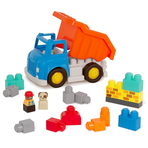 Battat Camion benne jouet construction 17 pièces assemblables