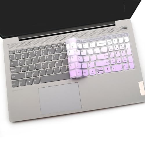 2 PCS Protector de Teclado para Lenovo V15 y IdeaPad miniatura 5