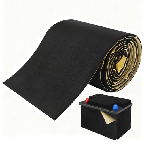 Wayona 86x7 Car Battery Wrap Blanket with Self-Adhesive Backing for Hot and Cold Weather Car Battery Insulation Cover for Vehicle Truck RV (5mm)