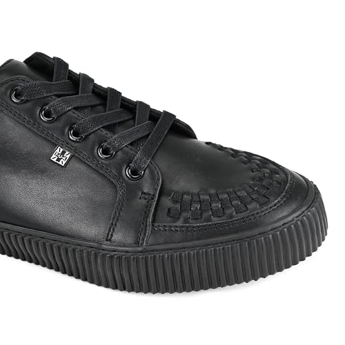Zapatillas de moda T.U.K. de ante premium con estética punk y rock 5