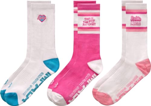 Impala Rollerskates Barbie Socks 3-Pack Barbie Pink One Size