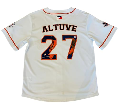 Baseball Jersey #27 | Altuve Jersey Fan Version | Youth & Adult Sizes, Short Sleeve Unisex miniatura 1
