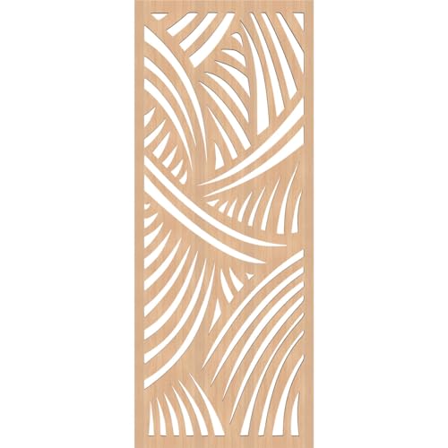 Image of Chester Decorative Pierced Fretwork Wood Wall Panels, 11 3 /8 inchW x 29 3 /8 inchH x 1 /4 inchT, Hickory