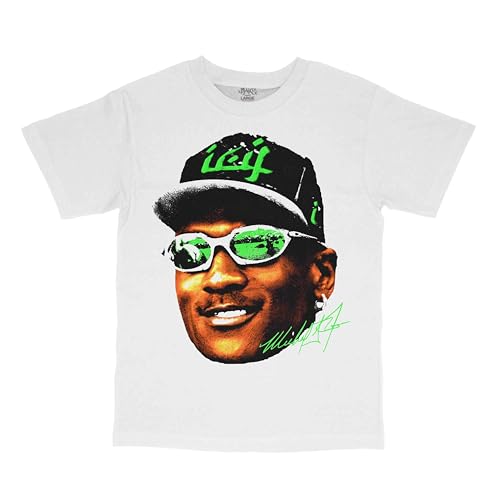 Micha3l 7 Rings Face Streetwear Vintage Style T-Shirt Black2