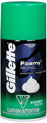 Gillette Shave Foam Foamy Menthol, 11 OZ