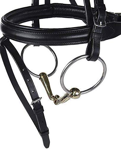 HKM 9862.1197 Argentan Snaffle with Stainless Steel Rings 16 mm, Multicolor, 70 mm / 155 - Image 3