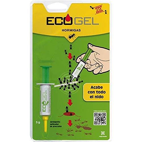 Novar 14041410 Ecogel Hormigas Jeringa 5 Gramos, Pequeño