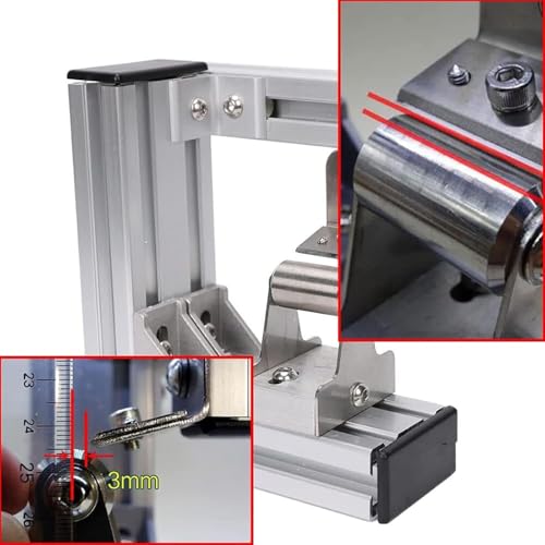 Máquina de esquilar cuero, herramienta de reparación manual con cuchillas de afeitar de doble cara, rango de adelgazamiento de 0,2 mm a 1 mm para cuero, fieltro, plástico, goma