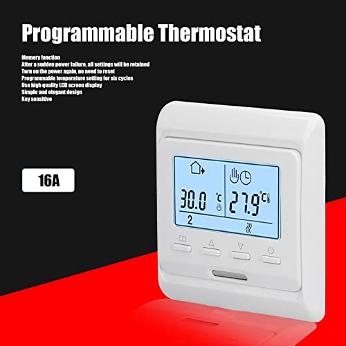 Thermostat programmable tactile ME5516 régulation eau 16A - 7