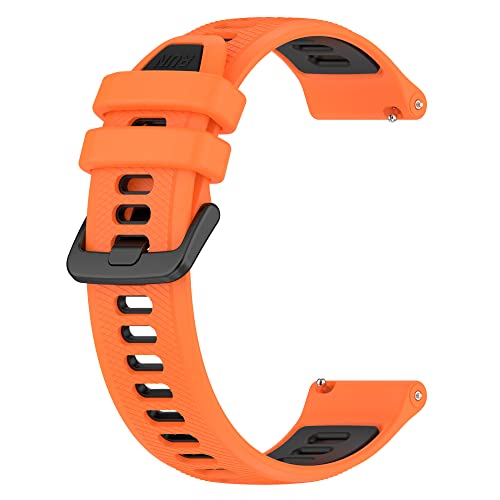 Image of Fit for Garmin Forerunner 265S 255S Watch Bands, 18mm Quick Release Durable Silicone Replacement Bands Wristbands Straps Bracelet Fit for Garmin Vivoactive 4S /Vivomove 3S /Venu 2S