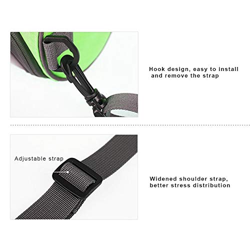 Ajcoflt Bolsa para guidão de bicicleta Bolsa para balde de bicicleta com tela de toque Bolsa de arma