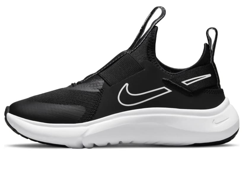 Nike Flex Plus Kids Casual Running Shoe Black/White4