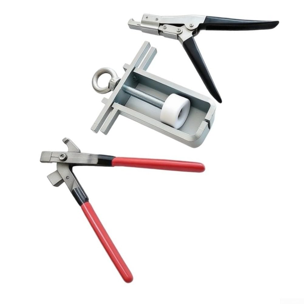 Set di 3 pinze per radiatore in acciaio per camera dell'acqua
