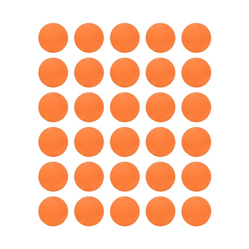 Leapiture 30 Pack EVA Foam Golf Ball Soft Foam Practice Golf Indoor or Outdoor Training Ball Lightweight Game Ball 7 Colors to Choose from(Orange)