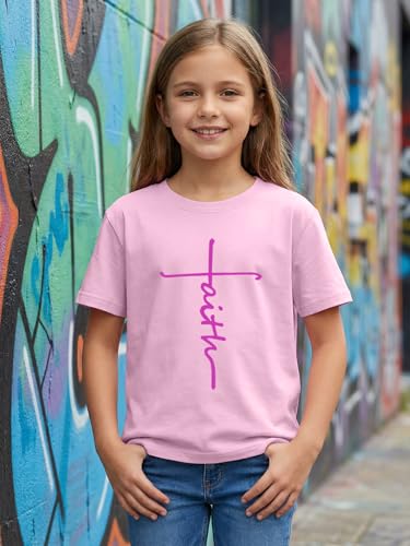 Image of Christian Shirts for Girls Faith Over Fear Shirt Religious Tees