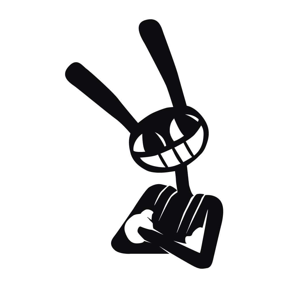 Amazon.com: Jax Rabbit Arms Crossed, Digital Circus 5 inch Black