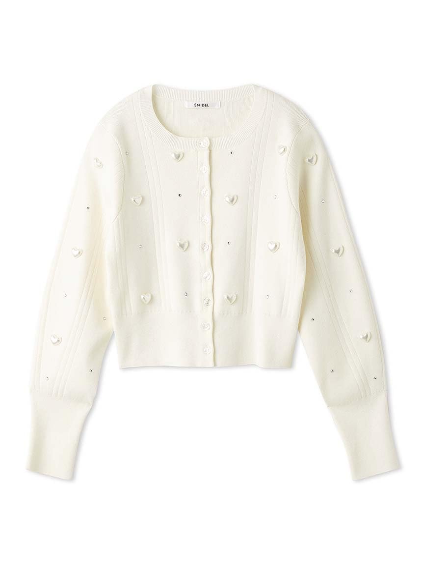 STONE  レッド スナイデルニット カーディガン STONE レッド スナイデルニット カーディガン カーディガン