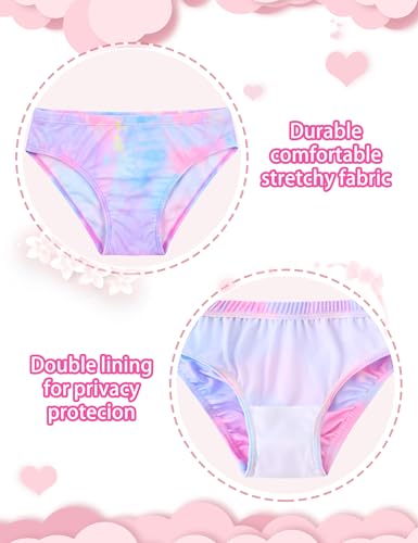 Image of Girls Rash Guard Swimsuit Two Pieces Adorable Swimswear Quick Dry Bathing Suit Long Sleeve