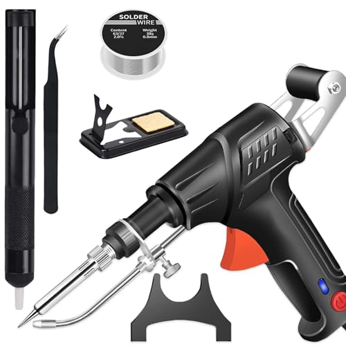 Outils de soudage industriel chauffés à l'intérieur, outils de soudage laser industriels chauffés à l'intérieur, fer à souder automatique filaire pour bricolage domestique industriel (noir, chaleur