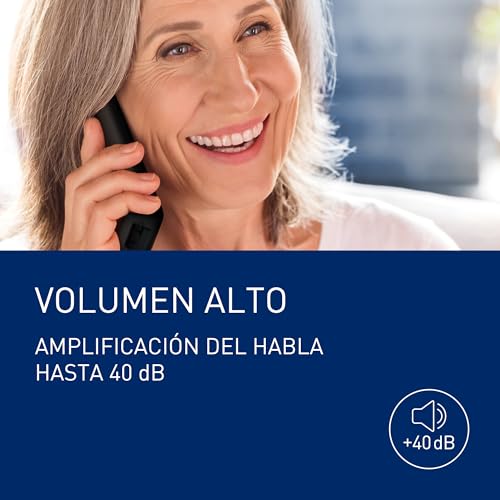 Panasonic KX-TGM420 Digitales Telefon, kabellos, mit Anrufbeantworter, einfache Basis und Mobilteil, LCD, Laute Lautstärke, langsamer Gesprächsmodus, kompatibel mit Hörgeräten, blockiert unerwünschte