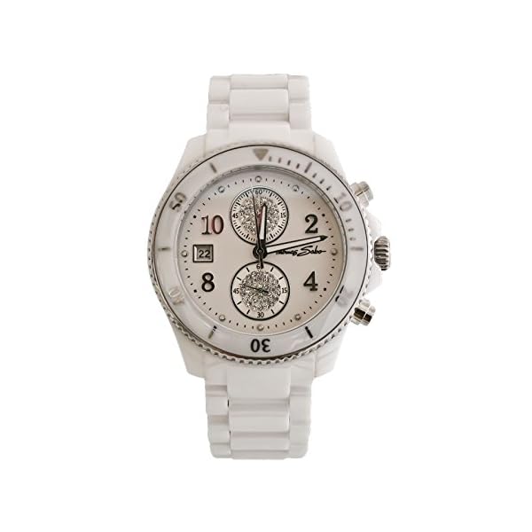 Thomas Sabo Glam & Soul Damen Chronograph weiß WA0057-206-202