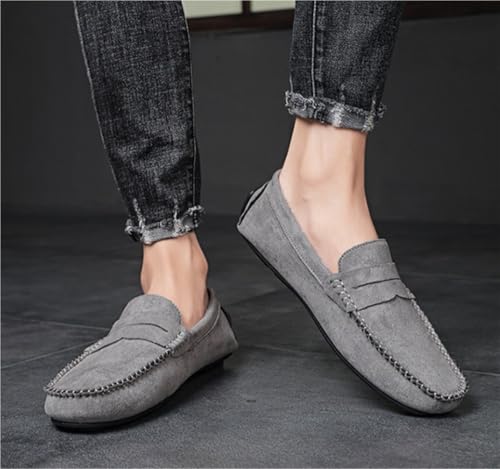 Mens Loafers Simple Moccasins Shoes Lightweight Comfortable Anti-Slip Party Slip-ons for Office Work Wedding3