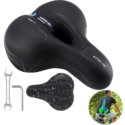 Tyafzzn Premium Fahrradsattel,Bequem Weich Memory Foam Ergonomisch...