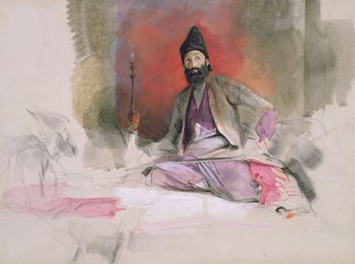 Peinture pour la decoration de la chambre a coucher : evasion orientale sur toile 60x90