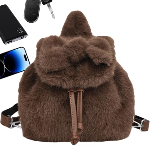 Mochila De Pelúcia Bolsa De Laço