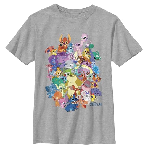 Disney Boy's Lilo & Stitch Experiment Compilation T-Shirt