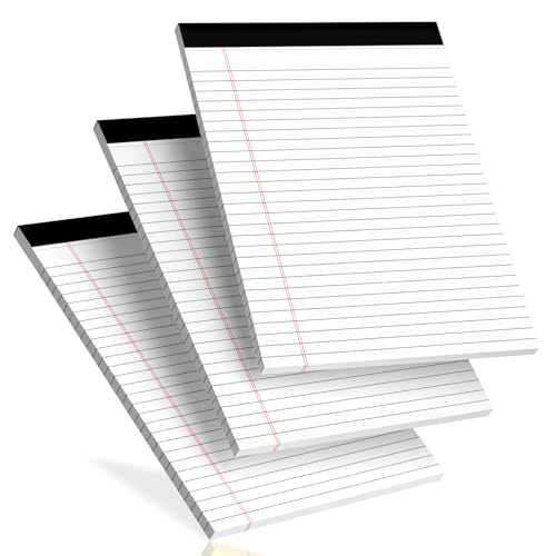 Blocs juridiques blancs haut de gamme 21,6 x 27,9 cm pour une écriture fluide et nette