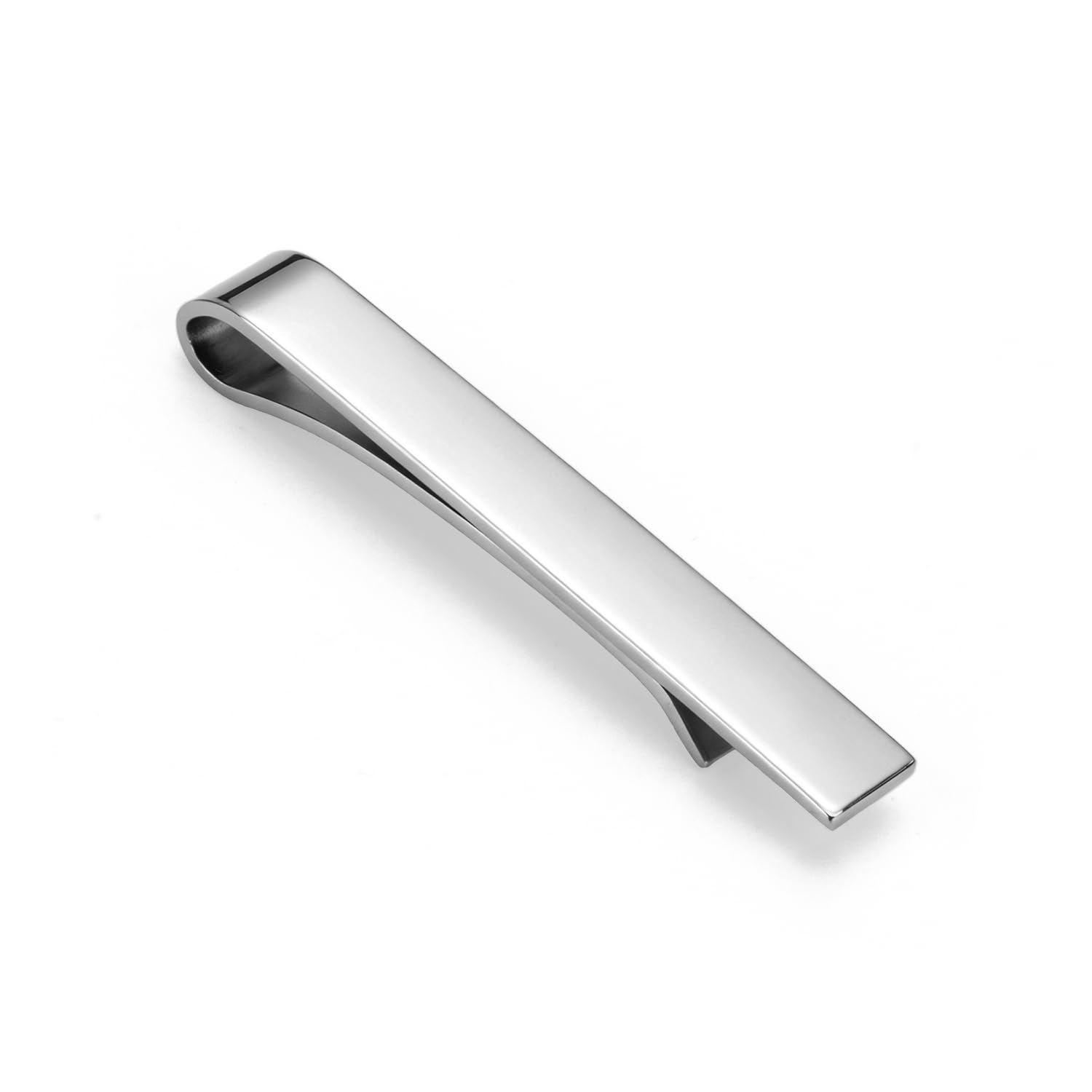 Tie Clip for Men - Solid Brass Tie Bar for Shirts, Formal Business Wedding Suit Accessory-image-48